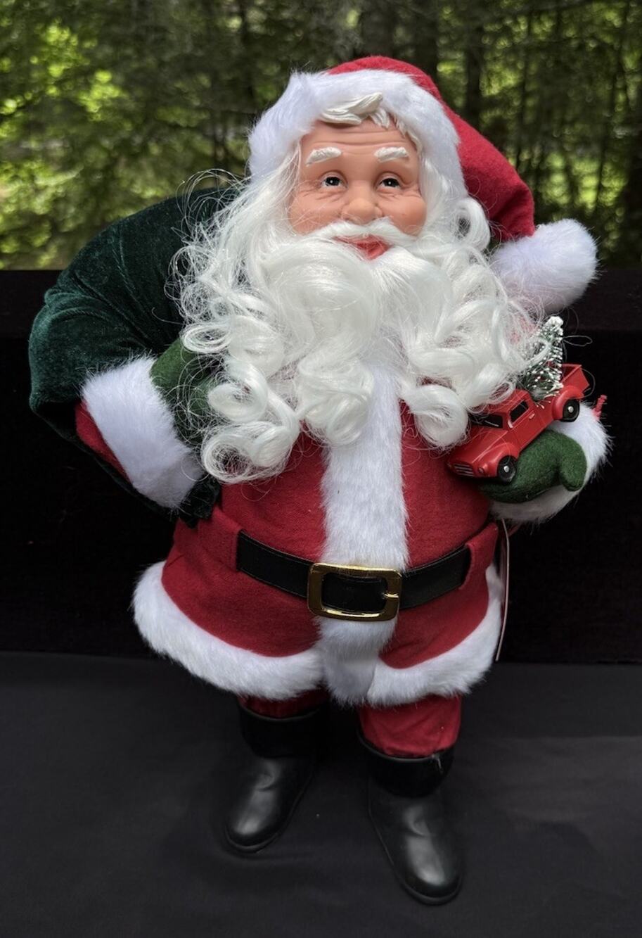 New Hallmark 20” Santa Claus standing figure CHRISTMAS NWT Amazing Details!